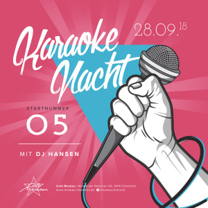 Karaoke Nacht Startnummer 5 Angebote Cafe Moskau