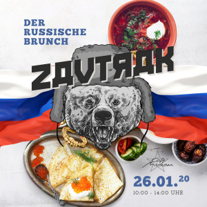 Zavtrak - Der russische Brunch Angebote Cafe Moskau