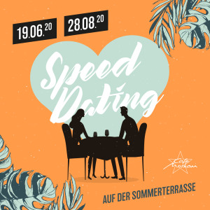 Speed-Dating auf der Sommerterrasse Angebote Cafe Moskau